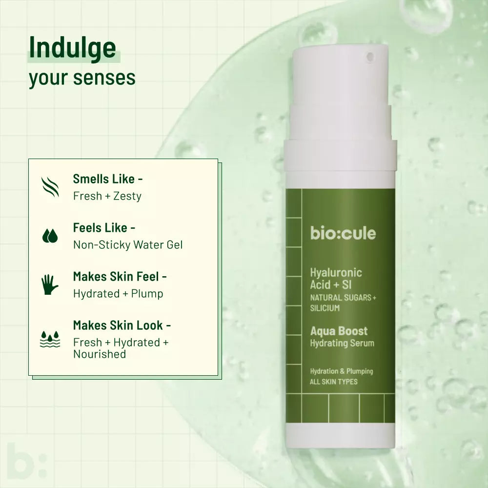 Aqua Boost Hydrating Serum + Toner for Skin Hydration