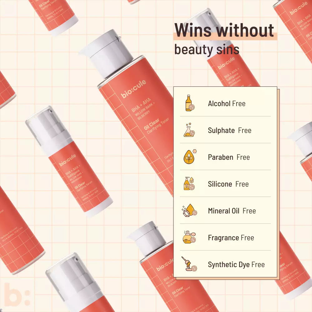 Oil Clear Clarifying Serum + Toner for Oil Control & Pore Tightening