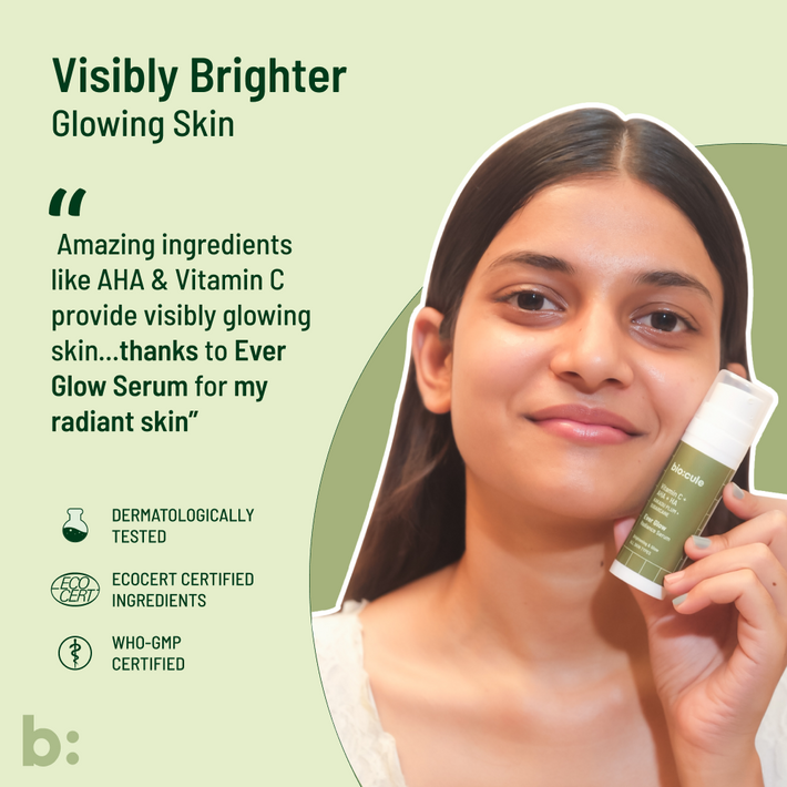 Ever Glow Face Wash + Toner + Serum for Glowing Skin biocule